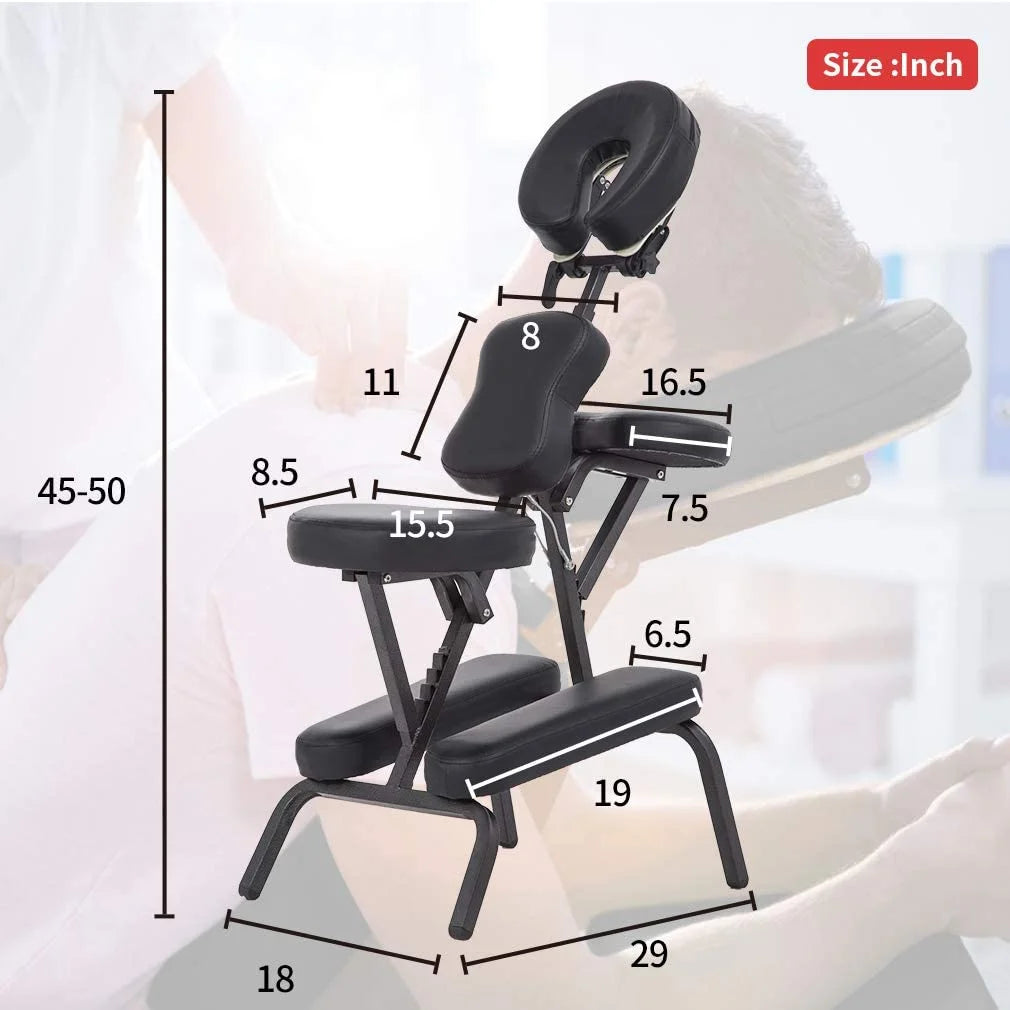 Folding Massage Chair - Portable with Carry Case & Face Cradle - SP!NECK™