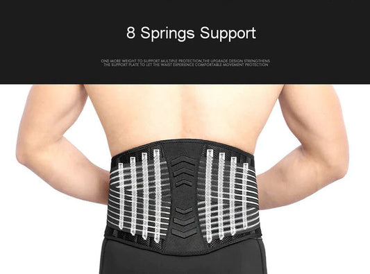 Lower Back Support Brace Lumbar Waist Belt Double Pull Breathable Belt Men Women - SP!NECK™