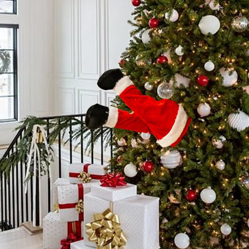 Christmas Santa Legs USB Christmas Scene Layout Animated Foot Christmas Ornament Christmas Tree Ornament Decorations For