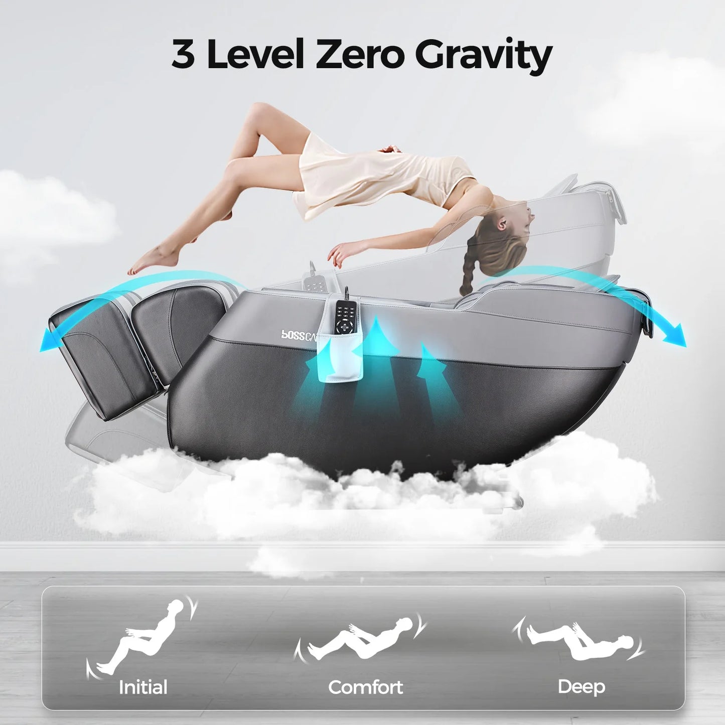 Zero Gravity Full Body Massage Chair | Shiatsu Heat Therapy - SP!NECK™