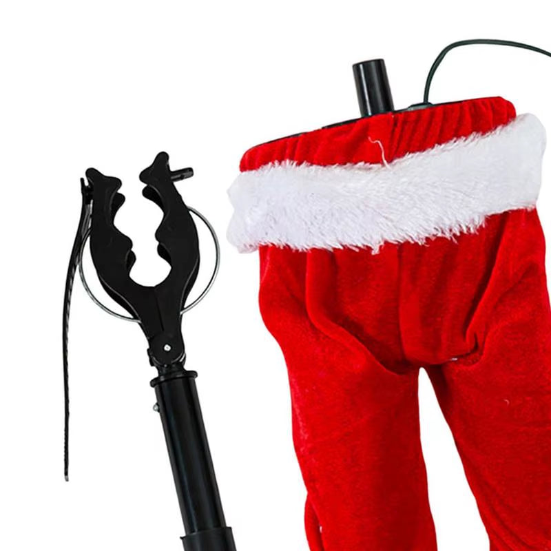 Christmas Santa Legs USB Christmas Scene Layout Animated Foot Christmas Ornament Christmas Tree Ornament Decorations For