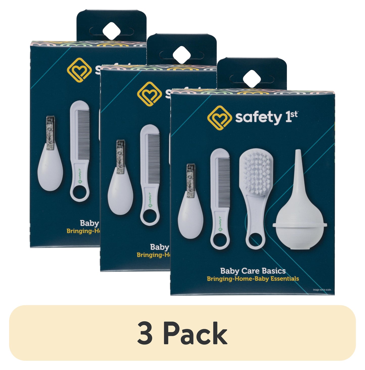 Baby Care Basics 4 Piece Infant Essentials Set, White