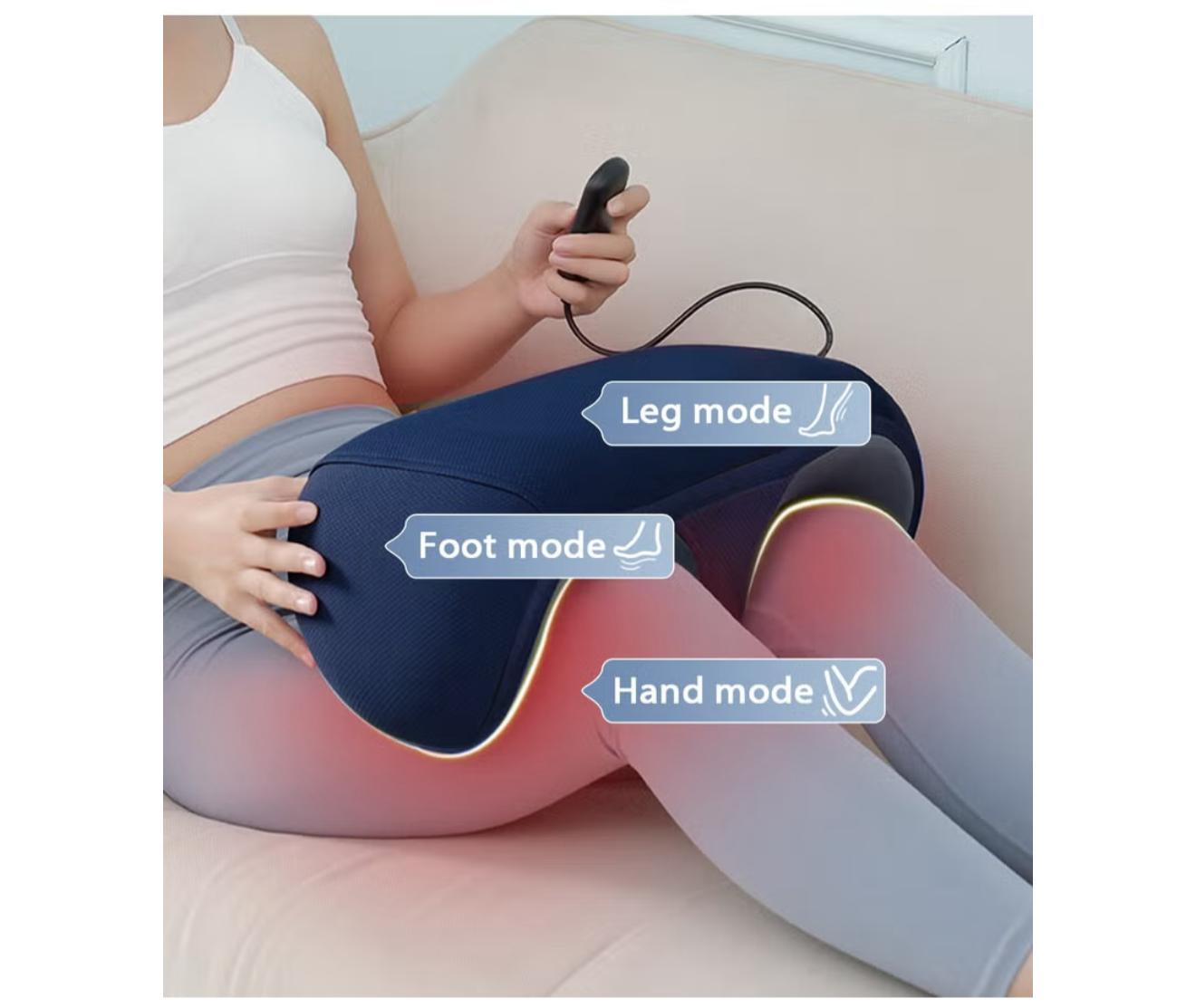 Extra Big Electric Foot Massager Hot Compress Shiatsu Kneading Leg Roller Kneading Calf Deep Relieve Fatigue Relaxation Muscle