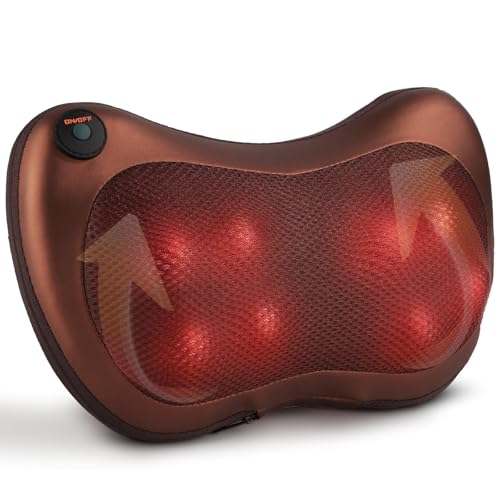 Head Massager Car Home Cervical Shiatsu Massage Neck Back Waist Body Electric Multifunctional Massage Pillow Cushion