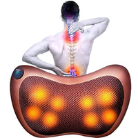 Head Massager Car Home Cervical Shiatsu Massage Neck Back Waist Body Electric Multifunctional Massage Pillow Cushion