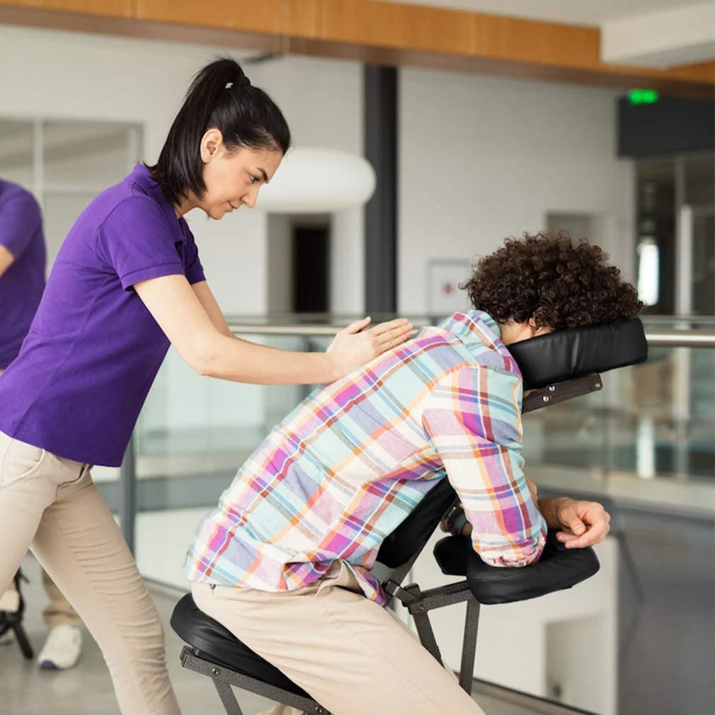 Folding Massage Chair - Portable with Carry Case & Face Cradle - SP!NECK™