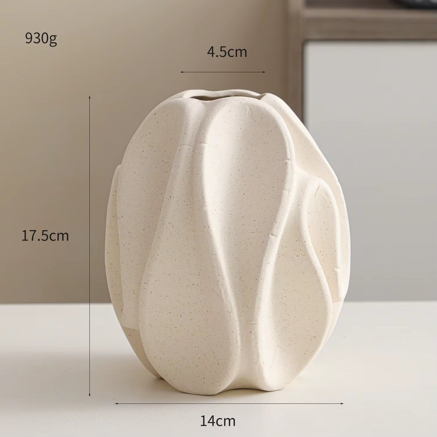 Ceramic Vase with Conch Design White Flower Pot Coral Vase Nordic Art Flower Arrangement Pot Living Room Desktop Decoration