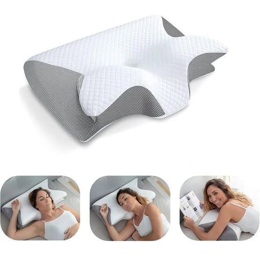 Memory Foam Cervical Pillow, Ergonomic Contour Orthopedic Pillow - SP!NECK™