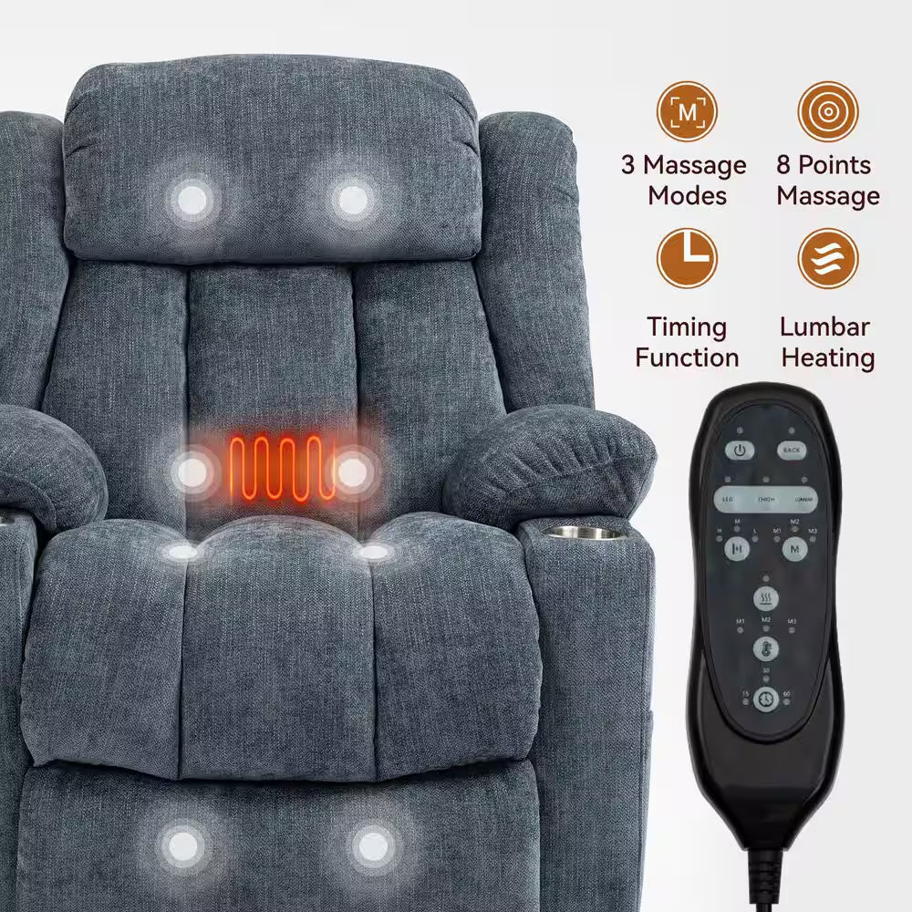 Electric Lift Recliner Chair - Massage, Heat - SP!NECK™