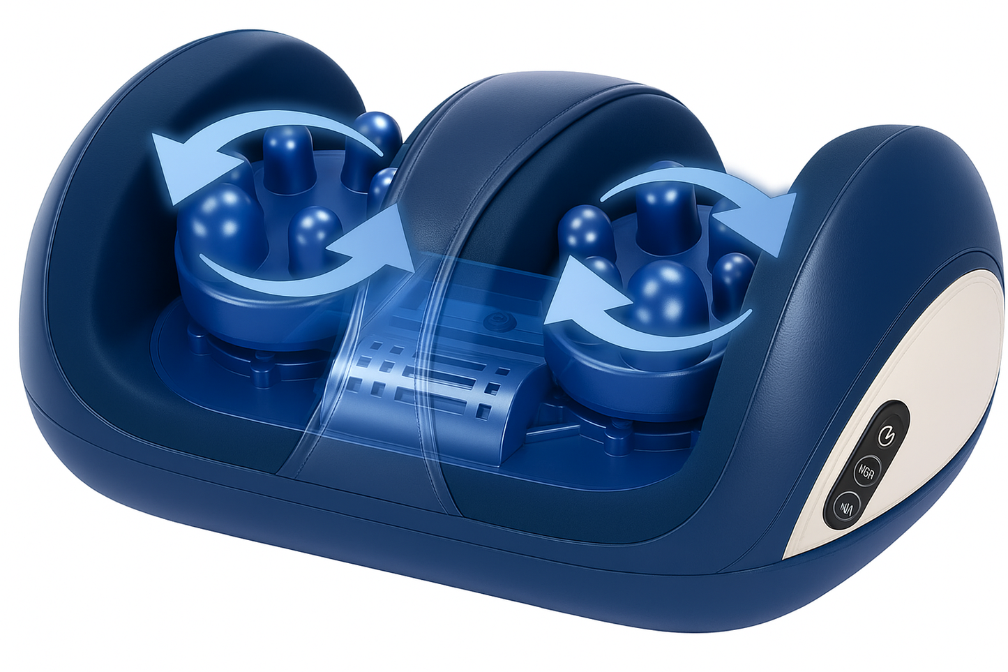Electric Foot Massager Shiatsu Kneading & Leg Rollers