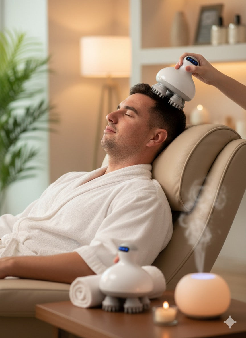 Cordless Electric Scalp Massager - Comfort & Relaxation