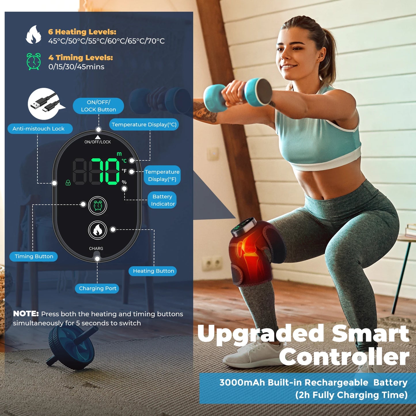 Heating Shoulder & Knee Brace | Heat Therapy & Pain Relief - SP!NECK™