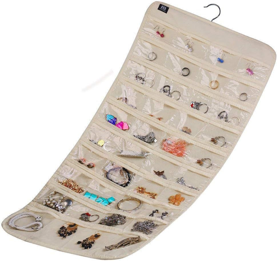 80 Pocket Organizer for Holding Jewelries