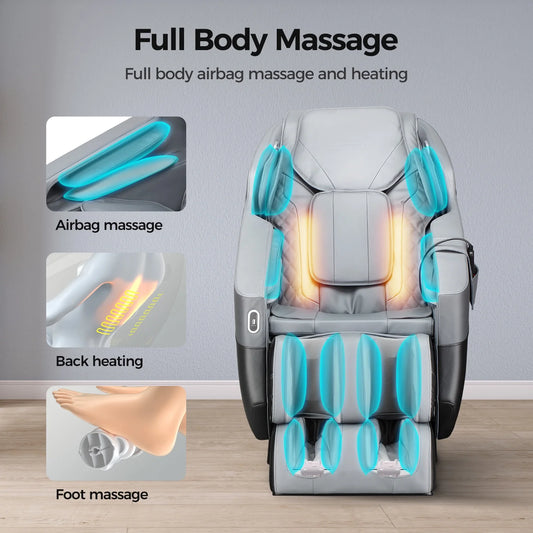 Zero Gravity Full Body Massage Chair | Shiatsu Heat Therapy - SP!NECK™