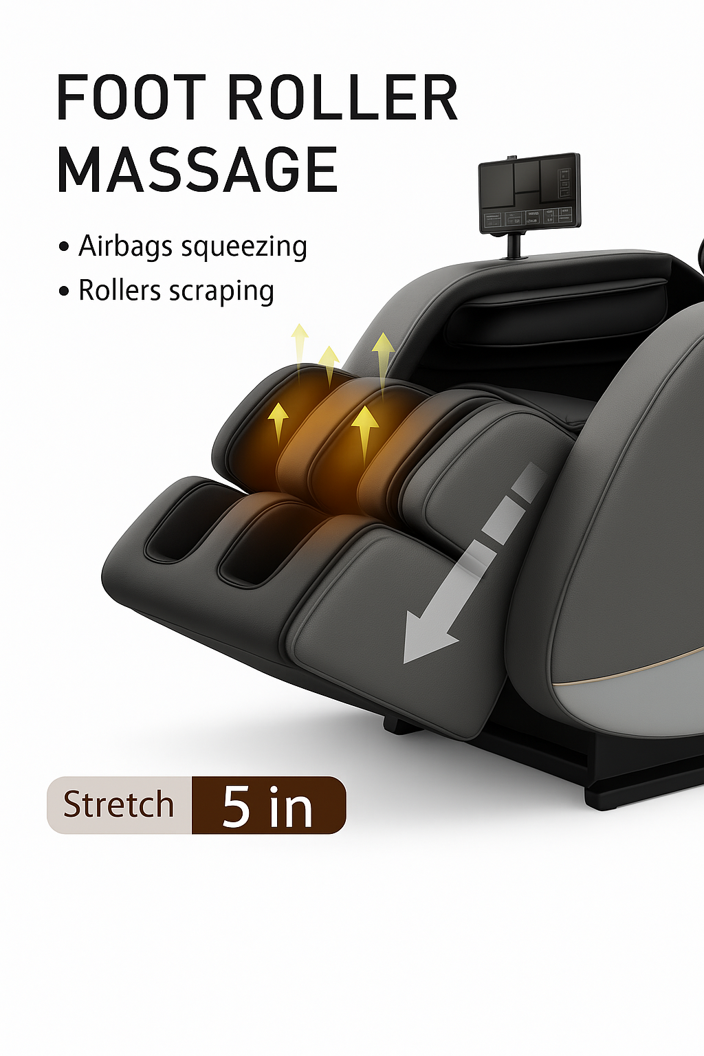 Zero Gravity Massage Chair – Full Body, Heat & Foot Rollers - SP!NECK™
