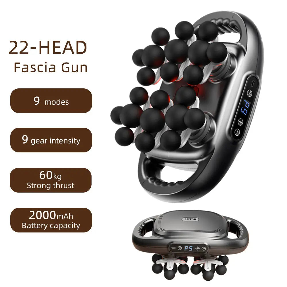 Massage 22-Head Gun: The Ultimate Tool for Deep Muscle Relief