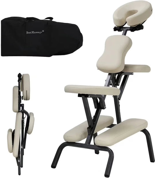 Folding Massage Chair - Portable with Carry Case & Face Cradle - SP!NECK™ 