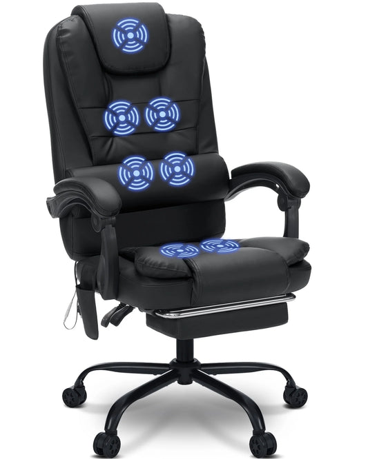 Massage Chair for Office and Home- Vibration and Lumbar Heat - SP!NECK™ 