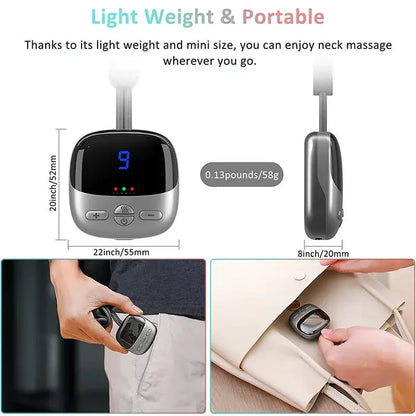 Cervical Spine Massager with Heat & Multiple Modes | Portable Neck Relaxation Device - SP!NECK™ 