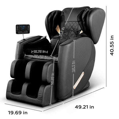 Massage Chair, Full Body Massage Chair Electric Recliner Chair with Airbag Massage, Heat, Retractable Footstool, Bluetooth Audio and Portable Stand - SP!NECK™ 