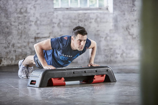 Reebok Deck Multipurpose Adjustable Bench Aerobic Strength Training Incline and Decline2