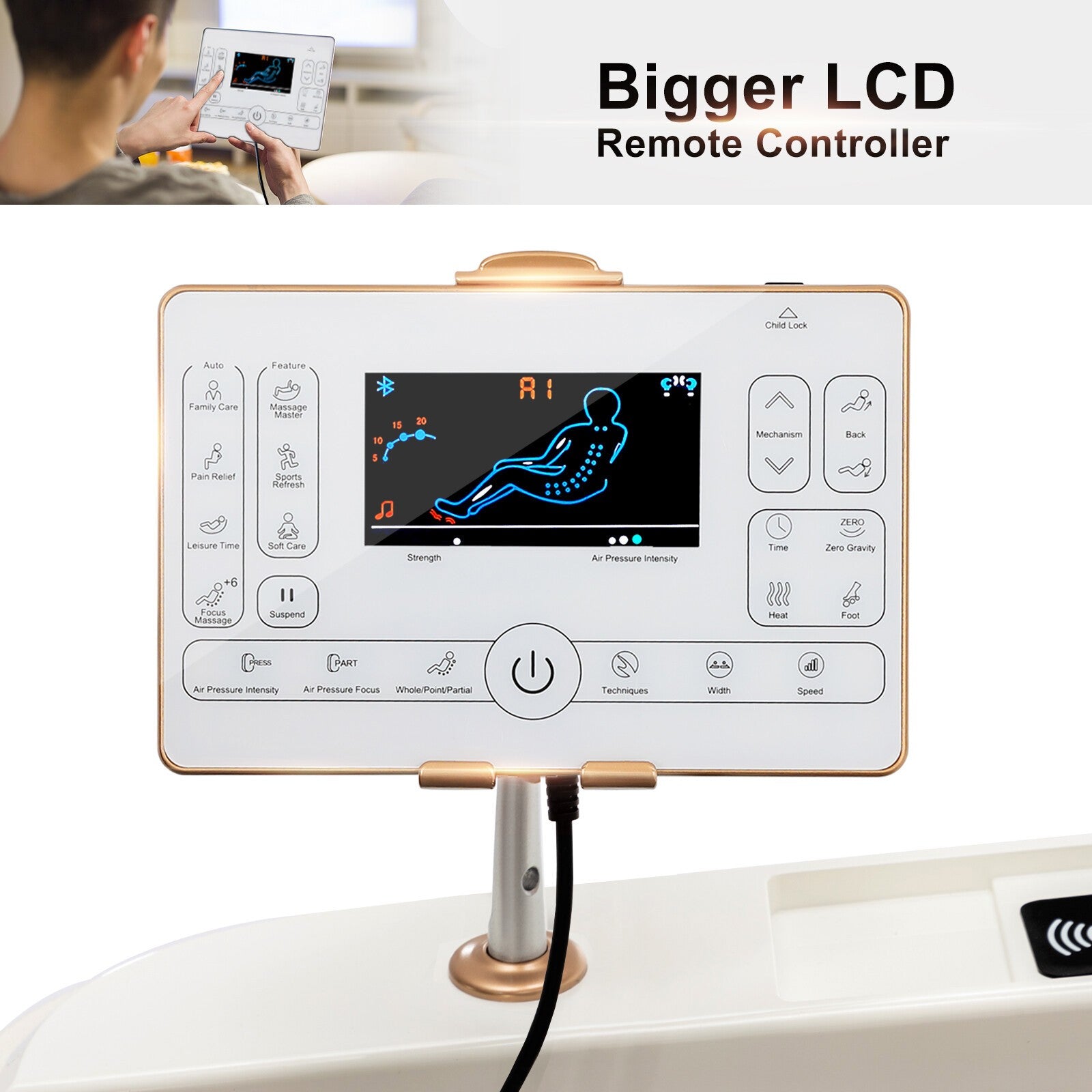 Full Body 3D Zero Gravity Massage Chair Recliner