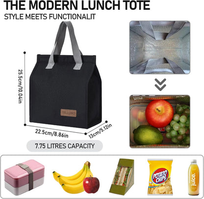 Lunch Box Container Reusable Leakproof Tote for Office, Work, School, Beach or Travel 