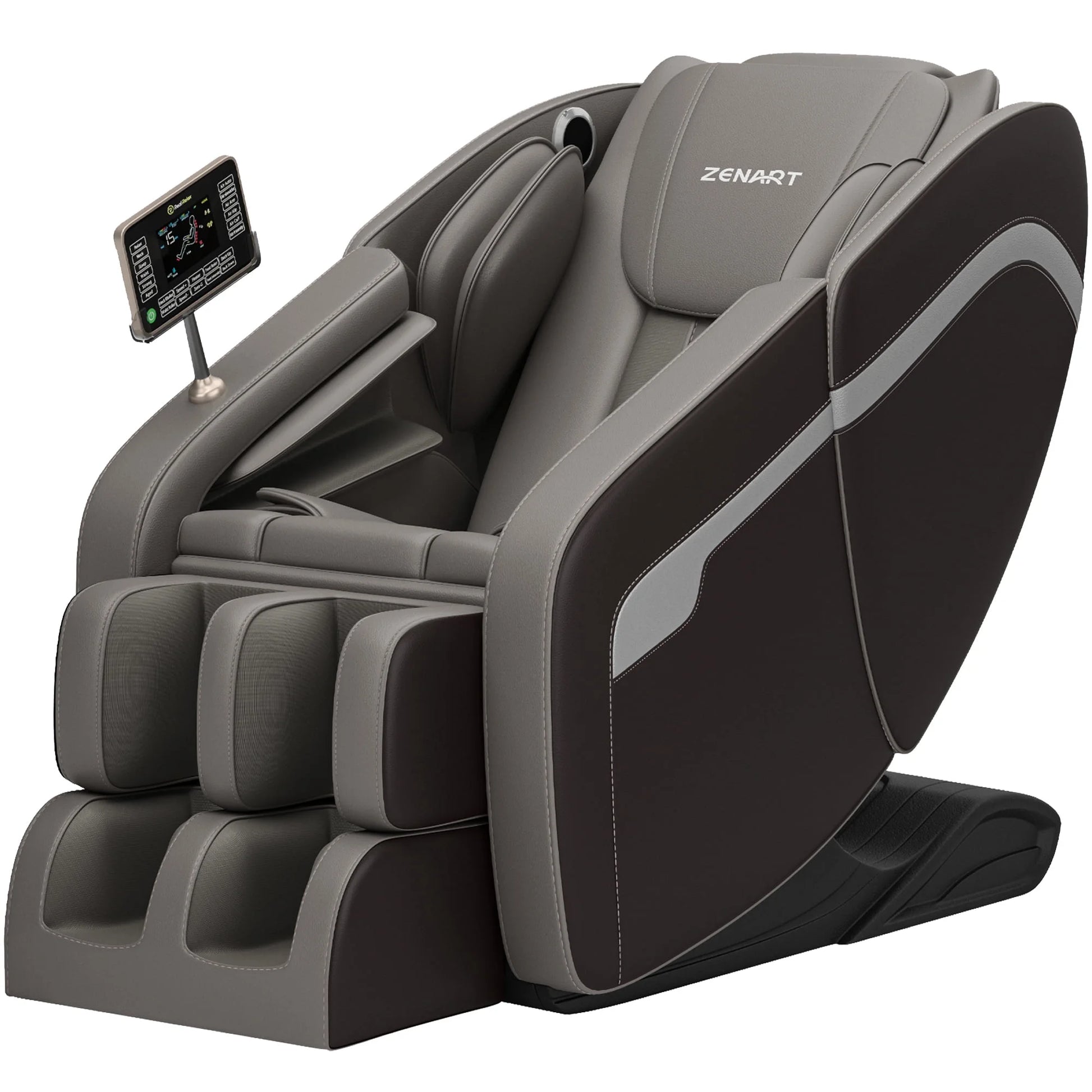 Massage Chair, Full Body Zero Gravity Massage Chair Recliner with Foot Massager, Brown - SP!NECK™ 