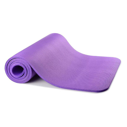 1 Set Yoga Mat for Extra Thick 1Cm Pilates Fitness Cushion Non Slip Exercise Pad