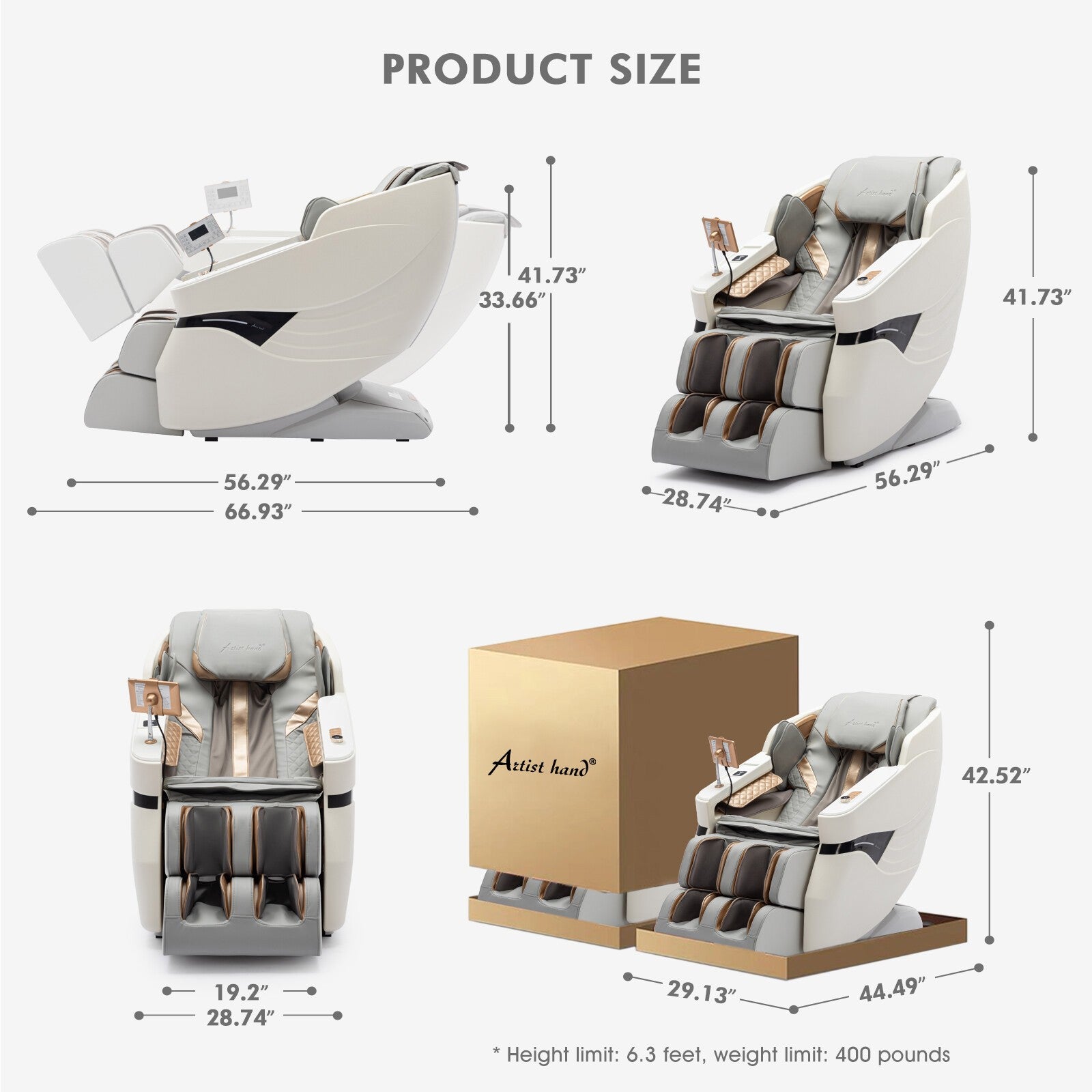 Full Body 3D Zero Gravity Massage Chair Recliner