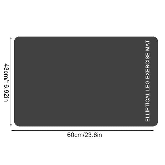 Ellipse Leg Exerciser Non Slip Mat Exercise Equipment Mat Fitness Mat Home Sports Accessories for under Desk Elliptical Peddler