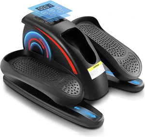 ANCHEER under Desk Elliptical Machine, Electric Seated Pedal Exerciser, Mini Elliptical Machines for Seniors, LCD Display Monitor, Portable Quiet Elliptical Machine, Leg Exerciser for Home