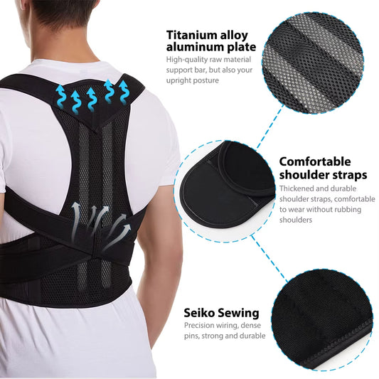 Back Brace Posture Corrector | Full Support - SP!NECK™ 