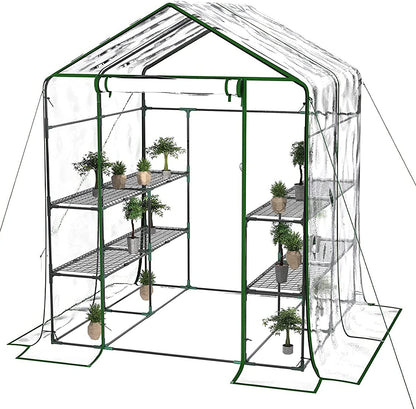 BLUU Greenhouse, Portable Green House Indoor and Outdoor Kit with Anchors and Ropes