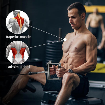 POWER GUIDANCE Cable Machine Attachment, LAT Pulldown Attachments, Cable Attachments for Gym, Home Gym Accessories