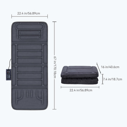 Full Body Heated Massage Mat - 10 Vibration Motors & Heat - SP!NECK™ 