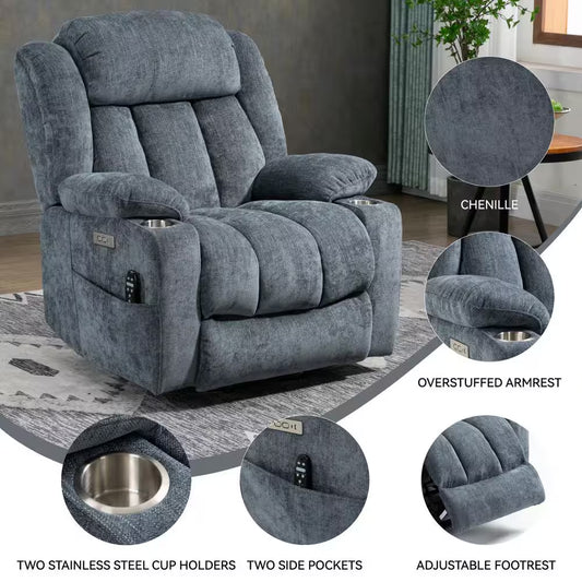 Electric Lift Recliner Chair - Massage, Heat - SP!NECK™ 
