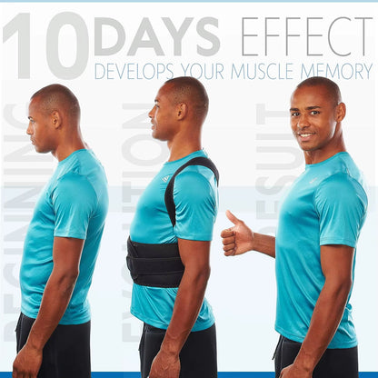 Back Brace Posture Corrector for Women and Men, Shoulder Straightener, Adjustable Full Back Support for Upper and Lower Back - SP!NECK™ 