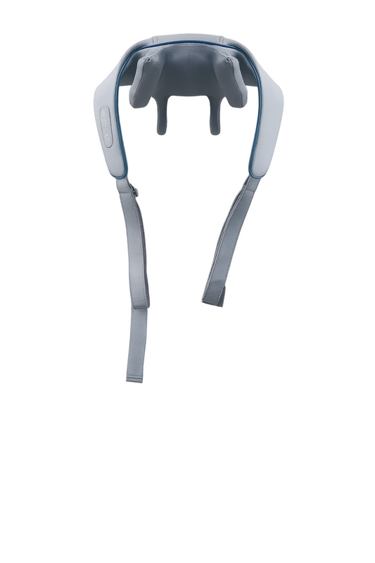 Neck brace with straps on a white background