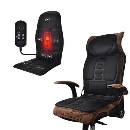 Massage Chair Mat with Electric Vibrating