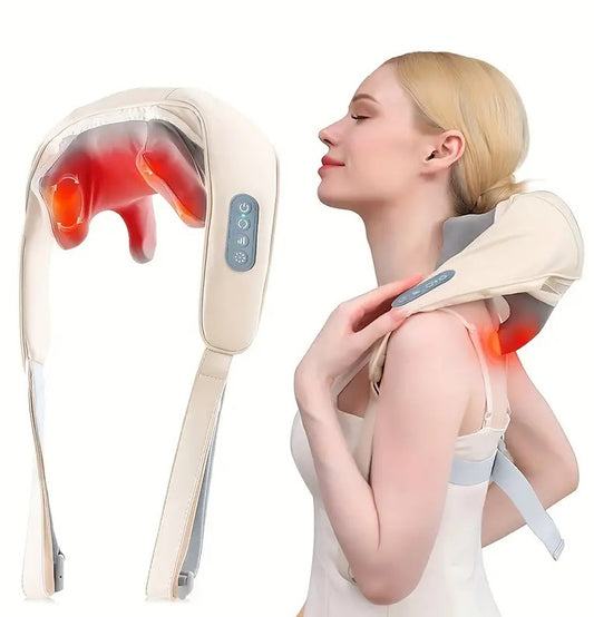 Cordless Shiatsu Neck and Back Massager with Heat