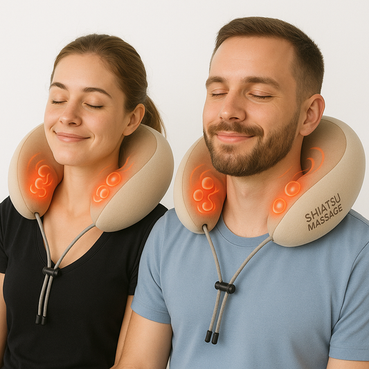 Electric Neck Massager with Heat & Vibration