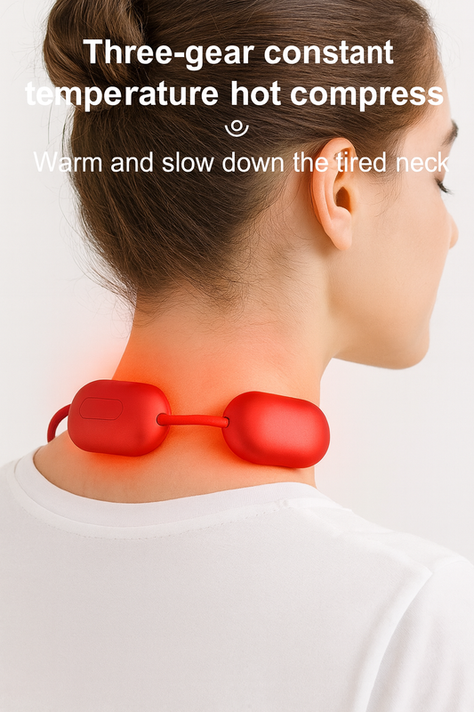 Neck & Spine Massager with Hot Compress Device