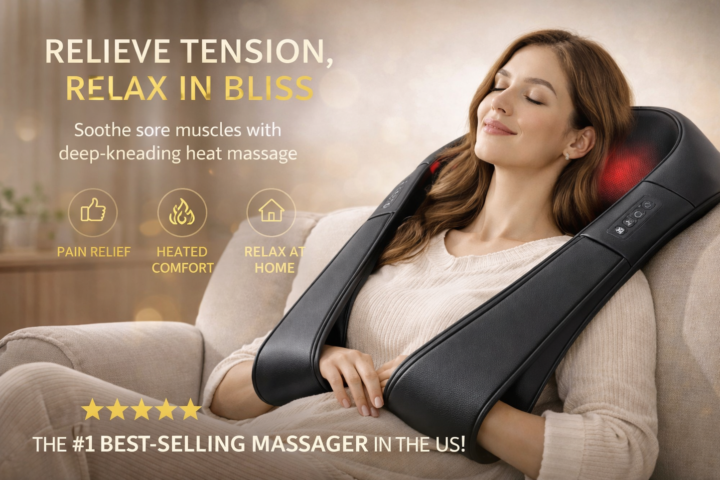Heated Shoulder & Neck Massager
