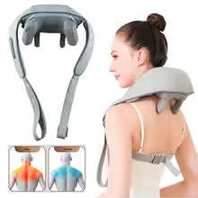 Cordless Shiatsu Neck and Back Massager with Heat - SP!NECK™ 