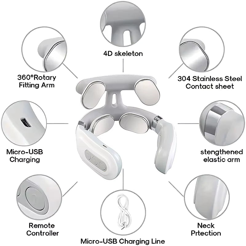 Neck Shoulder Massager | Heat & Vibration Relief - SP!NECK™ 
