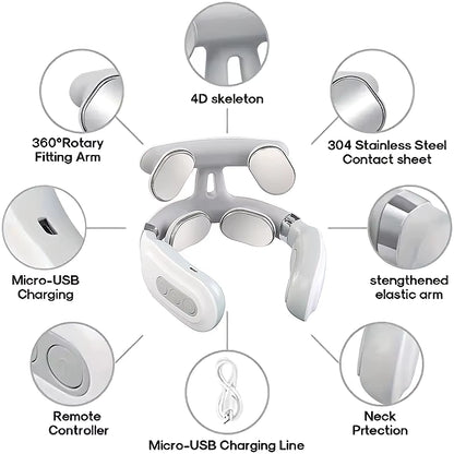 Neck Shoulder Massager | Heat & Vibration Relief - SP!NECK™ 