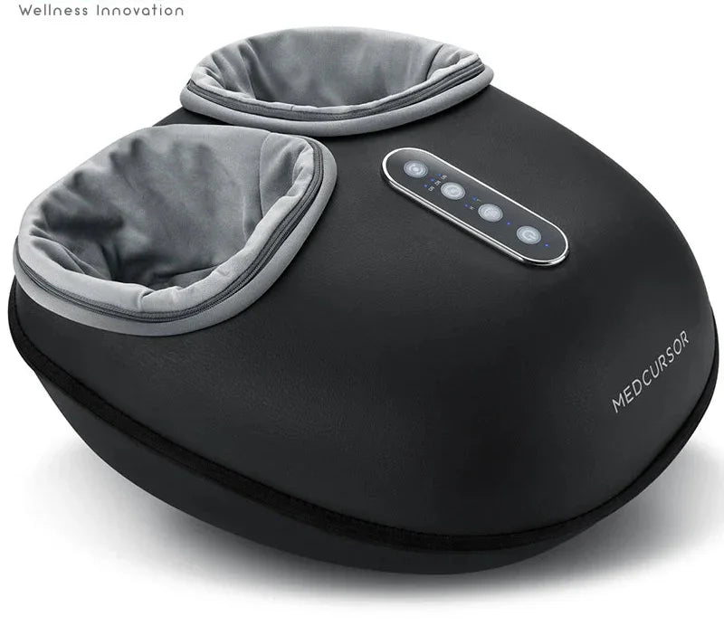 Shiatsu Foot Massager Machine with Heat Roller Muscle Relaxation Pain Relief Electric Fully Wrapped Foot Massage Massager Machine - SP!NECK™ 