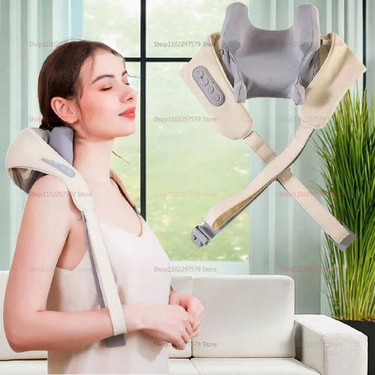 Cordless Shiatsu Neck and Back Massager with Heat