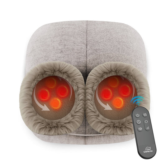 Shiatsu Foot Warmer 3-In-1 Back Massager, Kneading Foot Massager